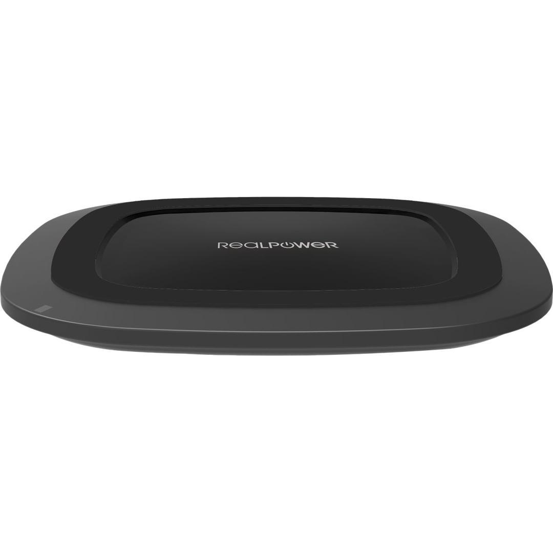 RealPower Wireless FreeCharge (10 W), Wireless Charger, Schwarz