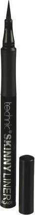 Technic Skinny Felt Tip Liquid Eyeliner Black Precision Tip Soft Grip Pen Long Lasting Quick Flick N (Schwarz)