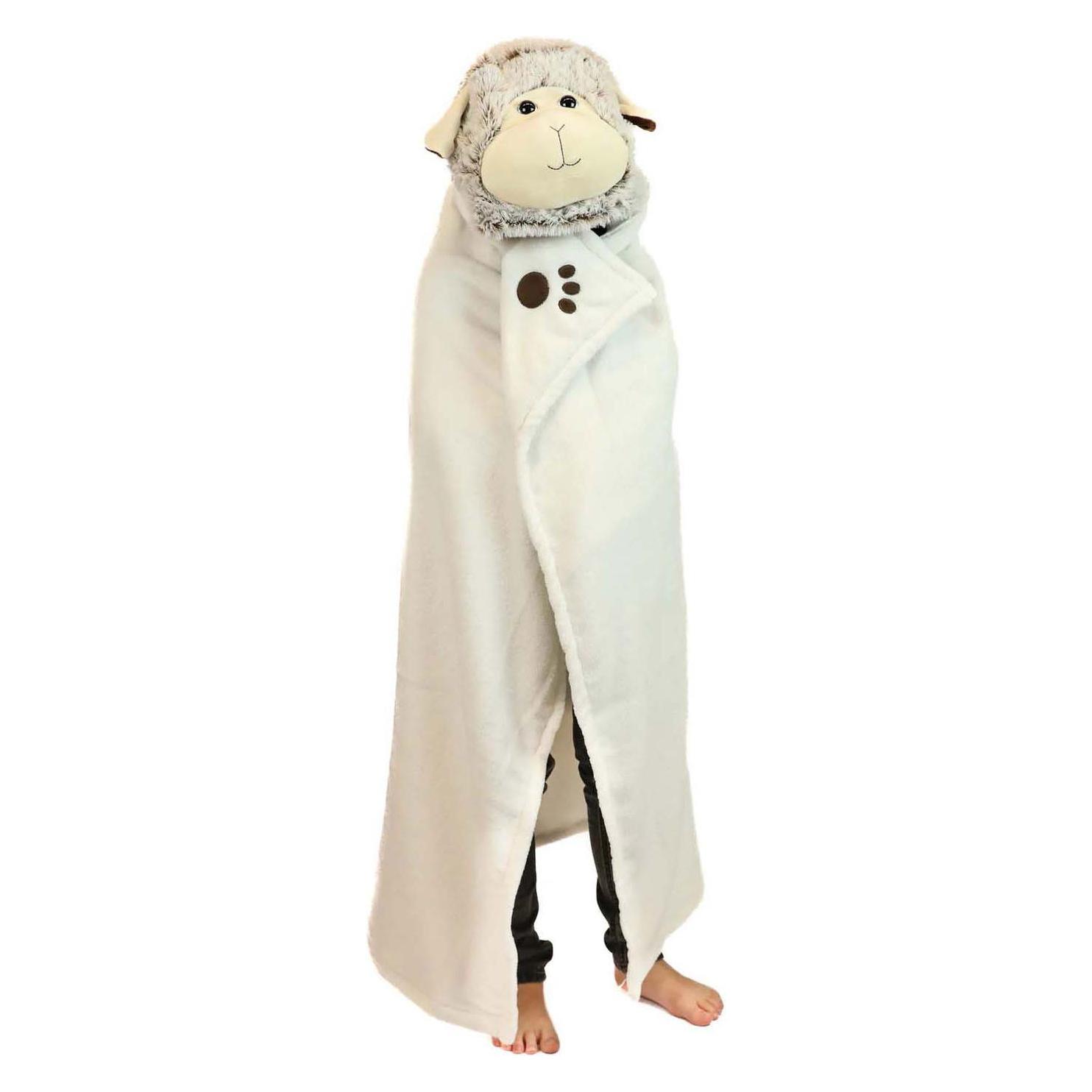 Cozy Noxxiez, Dekbed, Noxxiez Knusse Deken Met Schapenkap, 130x100cm (130 X 100 Cm)