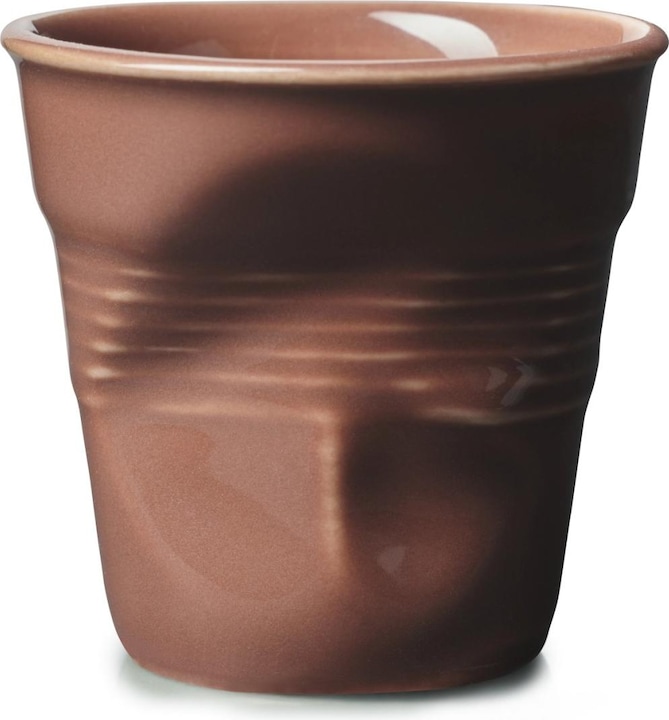 Produktbild Revol Froisse Knitterbecher Cappuccino 18cl verbrannte Erde (180 ml)
