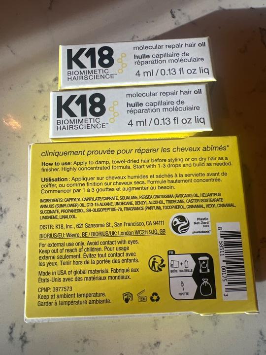 Produktbild K18 Molekulare Reparatur Haarpflege (16 ml)