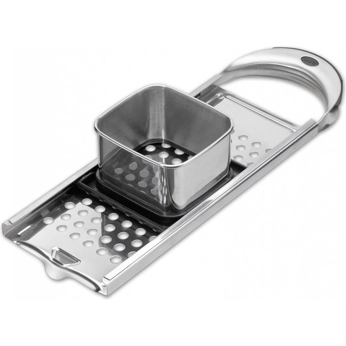 GEFU Spätzlehobel, Küchenreibe, Silber