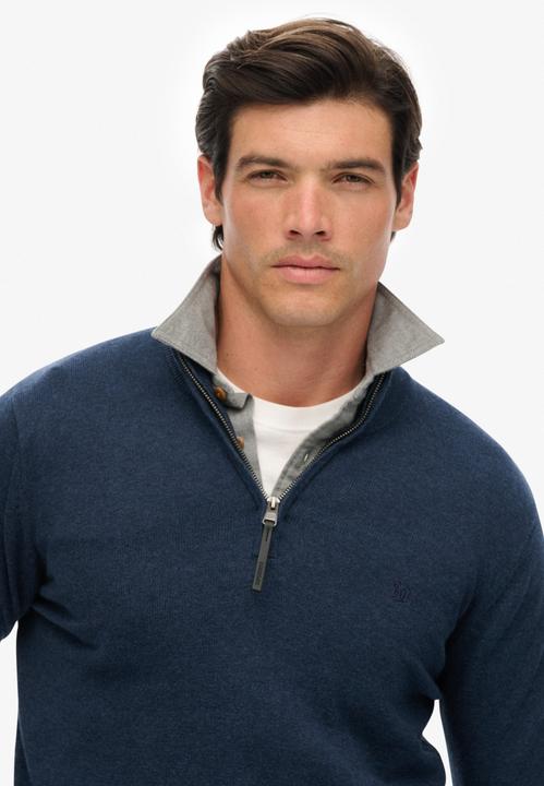 Produktbild Superdry Maglione Essentials Mezza Zip in Cotone (XXL)