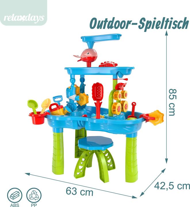 Produktbild Relaxdays Wasserspieltisch