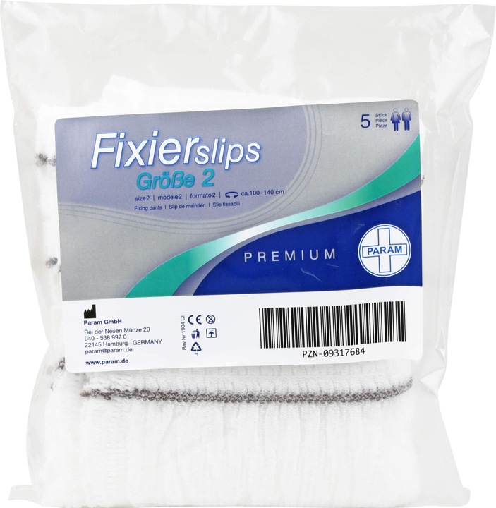 Fixierslips PREMIUM Gr.2 110-140cm, 5 St (5 x)
