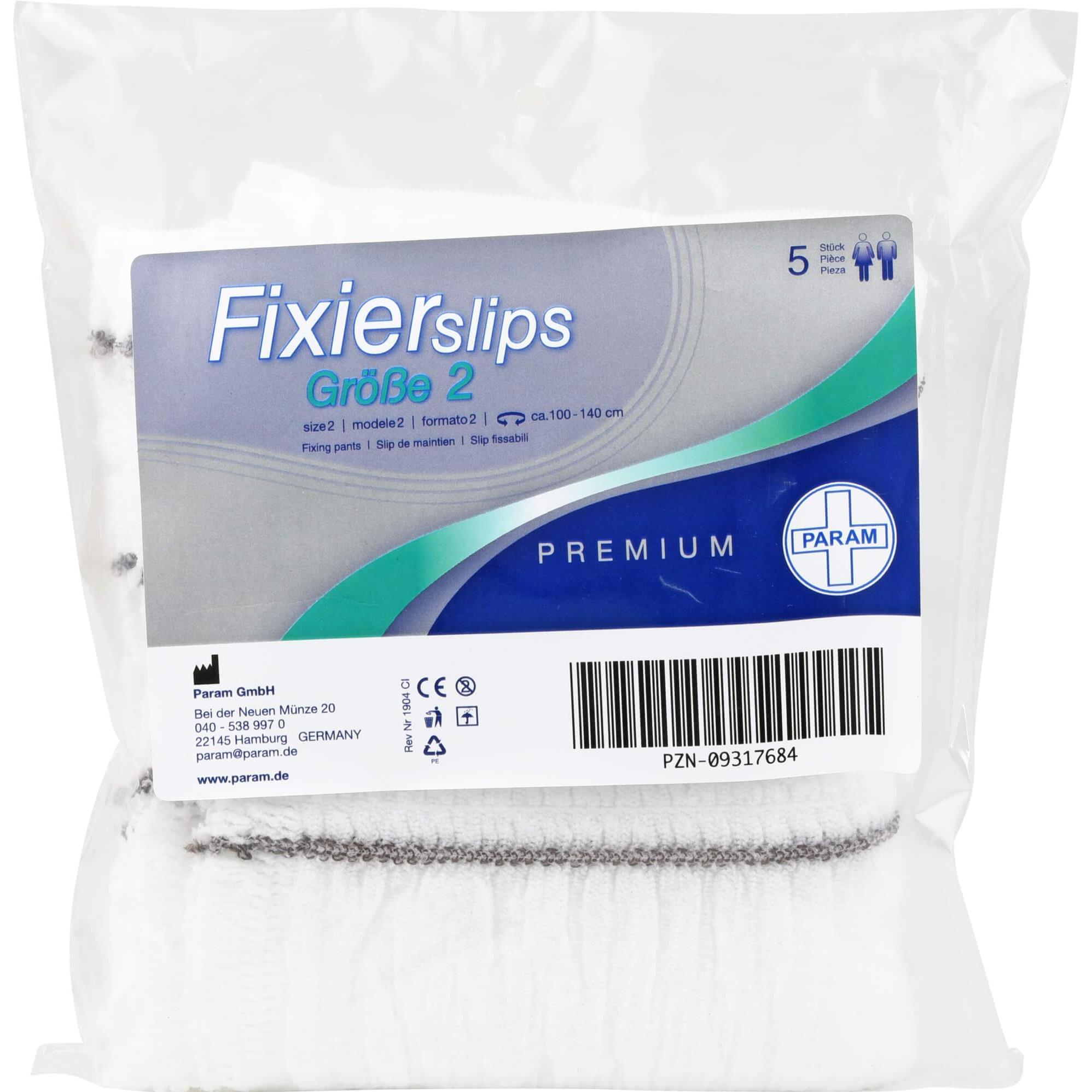 Param, Inkontinenzhygiene, Fixierslips PREMIUM Gr.2 110-140cm, 5 St (5 x)