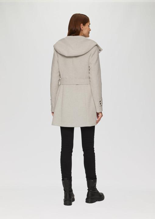 Immagine prodotto S.Oliver Outdoor-Mantel Kurzer Wollmantel mit Bindegürtel