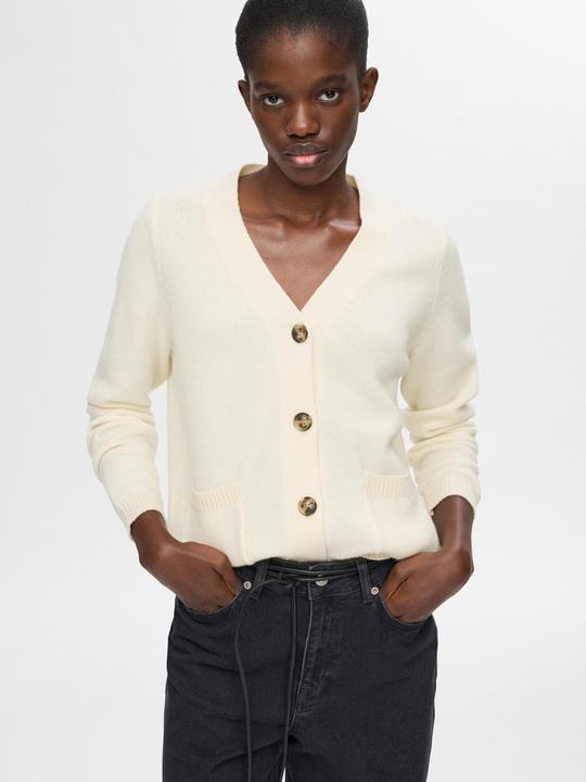Actual product image Selected Femme 100% wool cardigan (L)