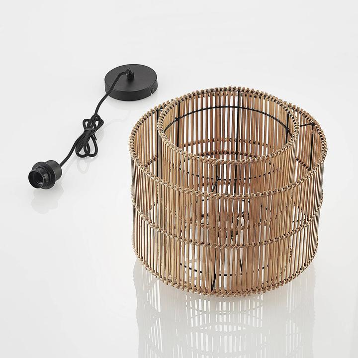 Produktbild Lindby Bridga Pendelleuchte Bamboo (E27)