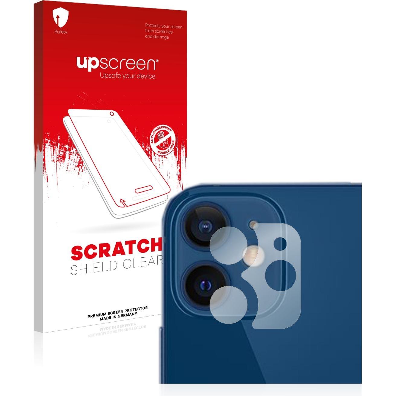 upscreen Scratch Shield Displayschutz (1 Stück, Apple iPhone 12), Smartphone Schutzfolie, Transparent