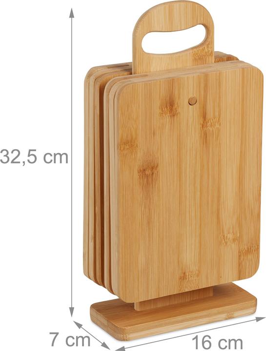 Produktbild Relaxdays Frühstücksbrettchen Set
