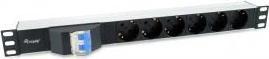 Actual product image equip Power strip 1HE6fach Schuko cable si (6x, CEE 7/7, 1.80 m)