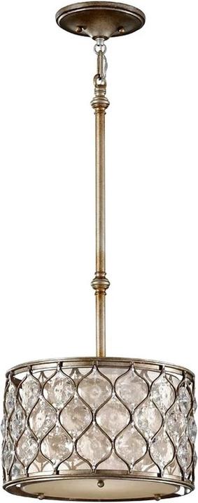 Elstead Lighting Lampada a sospensione Lucia E27 20cm argento brunito (E27)