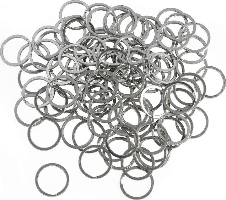 Actual product image VBS XXL key split rings "flat", Ø 28 mm, 100 pieces