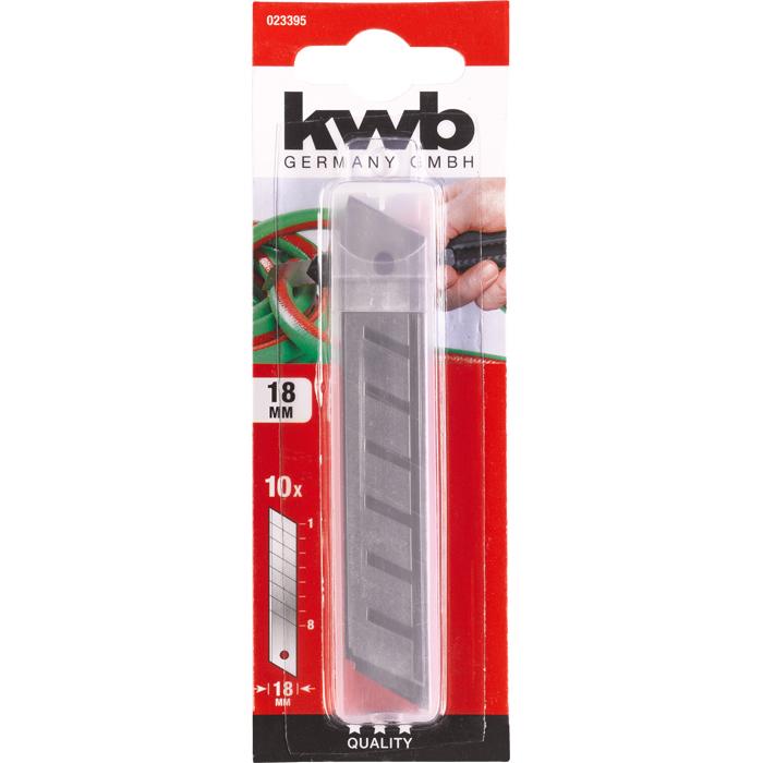 Thumbnail - kwb, Cutter, Ersatz Abbrechklingen, 18 mm 023395 10 St. (Ersatzklinge)
