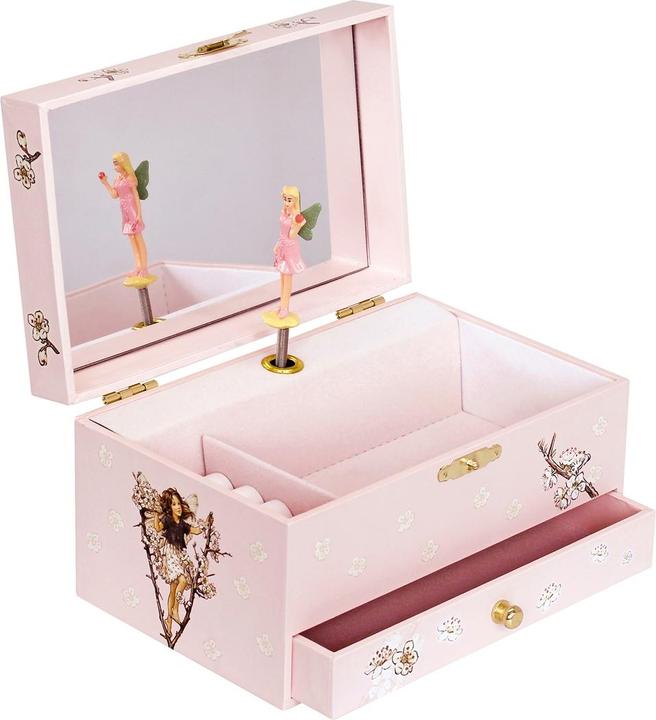 Trousselier Coffret à bijoux avec musique, fées des fleurs, lumières nocturnes.
