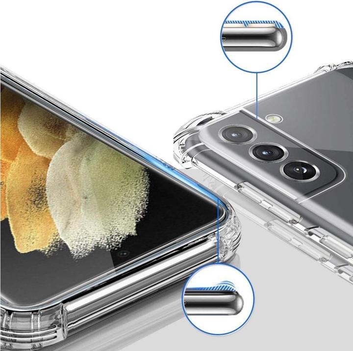 Immagine prodotto Screenguard Samsung Galaxy S21 Custodia Crystal Soft Airbag Bumper (Samsung Galaxy S21)