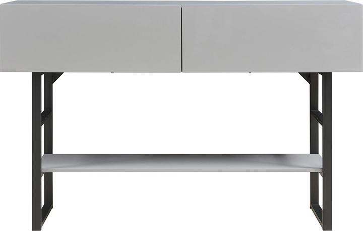 Produktbild En.Casa Konsolentisch Varberg 75x120x30 cm Hellgrau