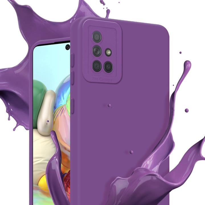 Actual product image Cadorabo Case for Samsung Galaxy A71 4G in TPU Fluid LM162 Style (Samsung Galaxy A71)