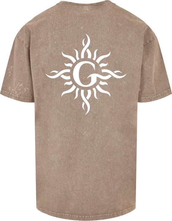 Immagine prodotto Merchcode Godsmack - Maglietta oversize con lavaggio acido Lunar Phases - 138063 (L)