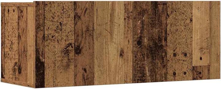 Actual product image VidaXL 7-tlg. TV-Schrank-Set Wandmontage Altholz-Optik Holzwerkstoff (100 x 30 x 30 cm)