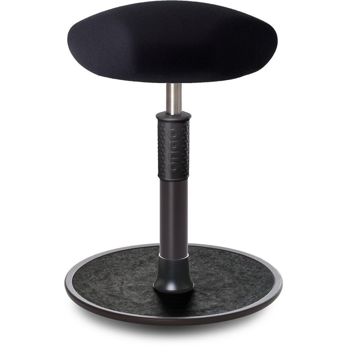 Ongo, Bürostuhl, Sitz- Stehhocker Free Regular Triangel Gestrick schwarz schwarz /schwarz