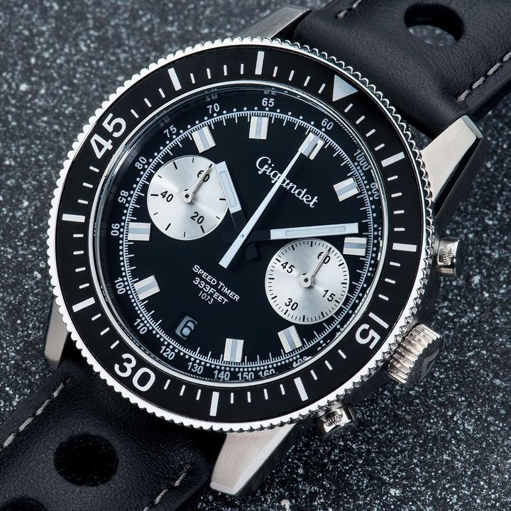 Image du produit Gigandet Chronographe vintage étanche avec tachymètre et mouvement quartz japonais