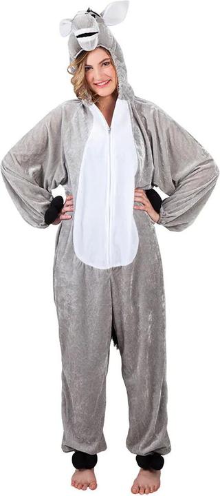 Immagine prodotto Boland Costume da asino per bambino: tuta di peluche con cappuccio (140)