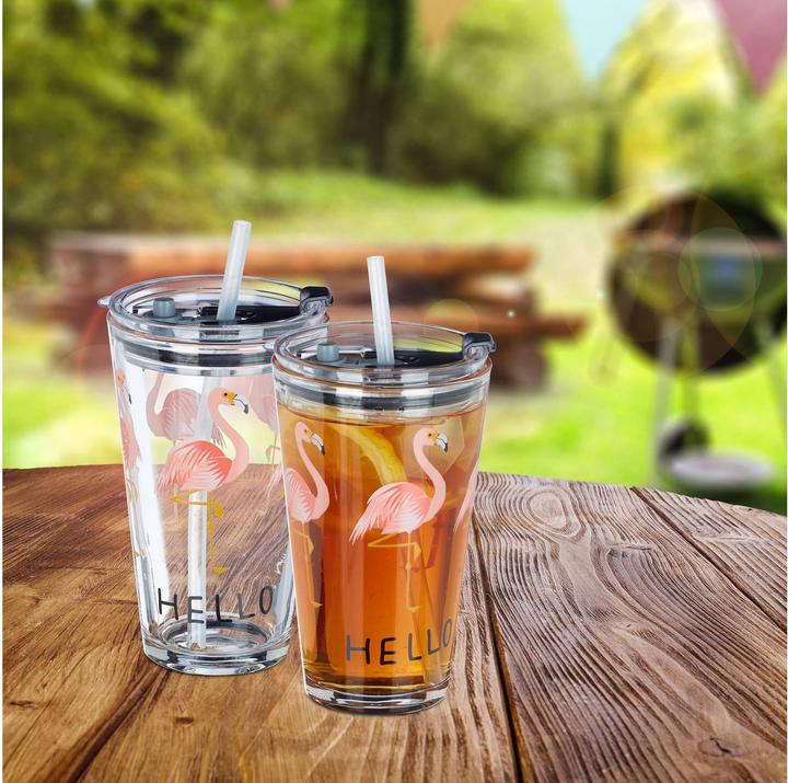 Produktbild Relaxdays Glasbecher (0.45 l, 1 x)