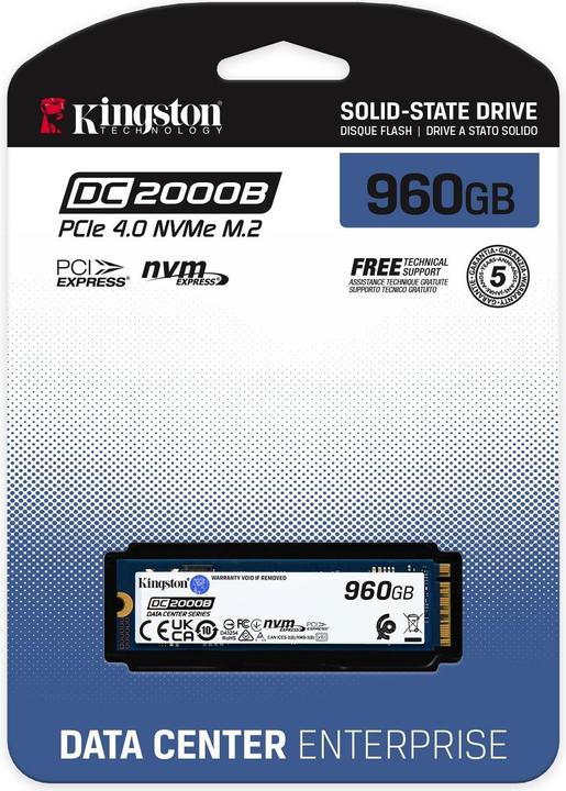 Produktbild Kingston DC2000B (960 GB, M.2 2280)
