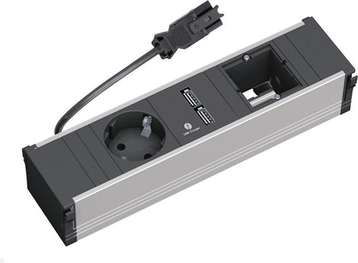 Produktbild Bachmann CONI 1xSchuko 1xUSB Charger (1 x, CEE 7/3, 0.10 m)