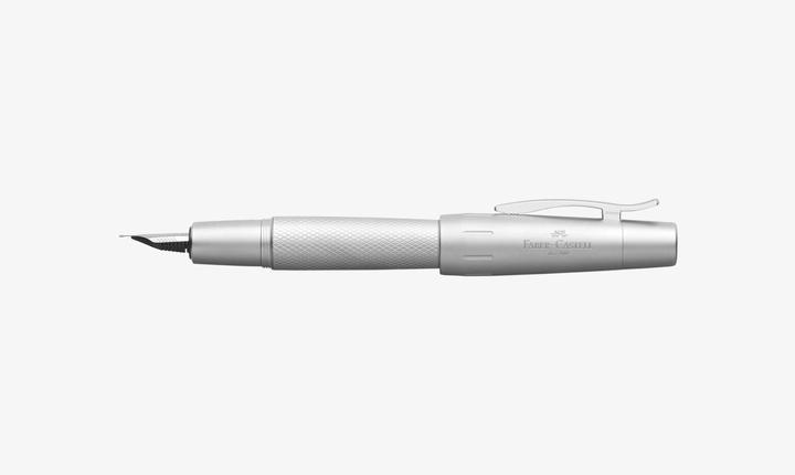 Image du produit Faber-Castell Stylo à plume E-Motion argentée (Argent, Silver)