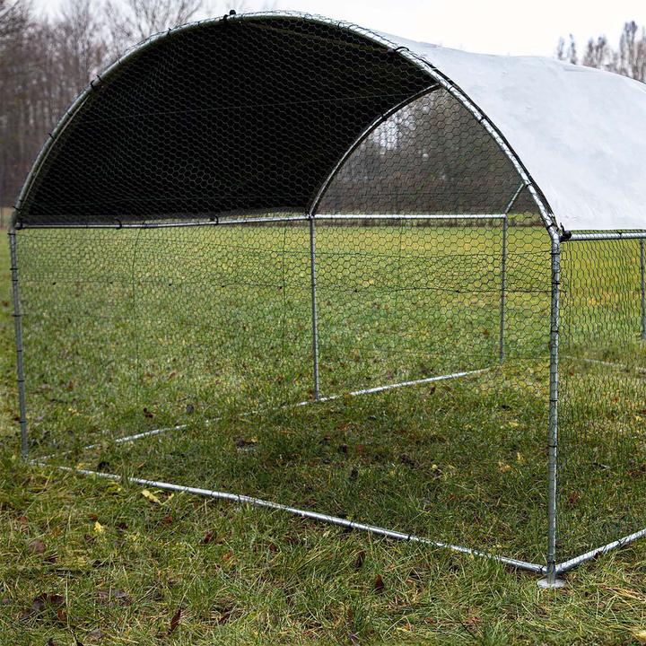 Actual product image Wiltec Fudajo XXL free-range enclosure 4x2.95x2m outdoor enclosure aviary chicken coop animal enclosure