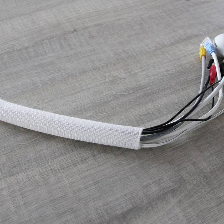 Actual product image Label-the-cable Cable organiser white 1 piece (LTC 5120) (Cable conduit, 200 cm)