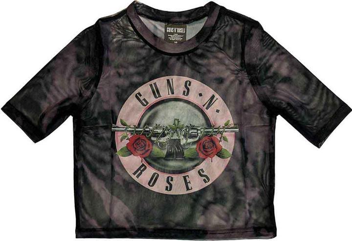 Produktbild Guns N Roses Pink Tint Bullet Logo Crop Top (Girlie) (XL)