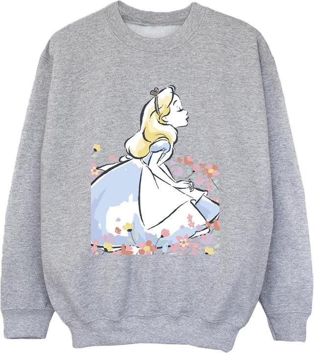Produktbild Disney Alice In Wonderland Sketch Flowers Sweatshirt Jungen (104)