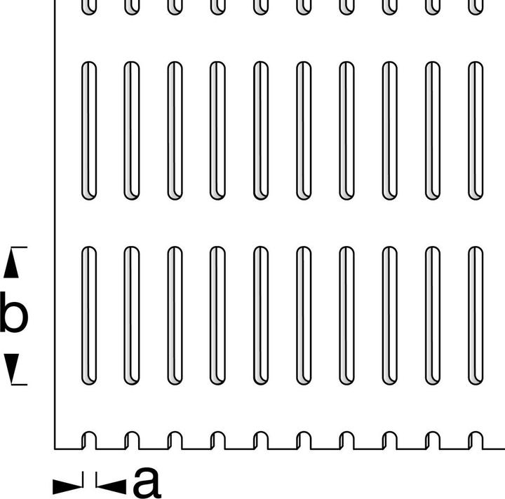 Produktbild Alfer Schlitzlochblech (500 mm, 250 mm, 0.70 mm)