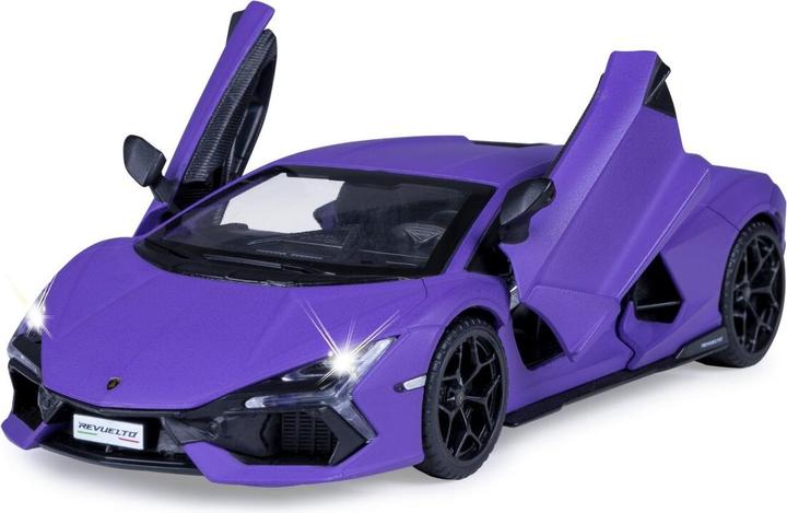 Jamara Kids Lamborghini Revuelto Diecast 1:32 lila inkl. Knopfzellen