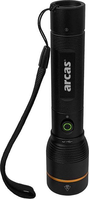 Actual product image Arcas Flashlight LED Rech. 10w+Powerbank