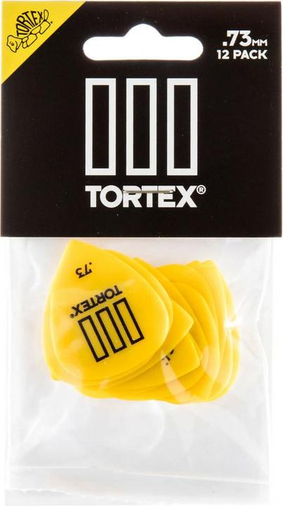 Image du produit Dunlop Tortex TIII Jaune - 0.73 (12 x, 0.73 mm)
