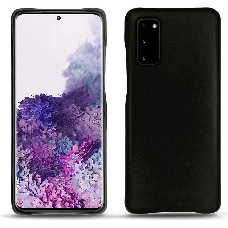 Noreve Lederschutzhülle (Samsung Galaxy S20+), Smartphone Hülle, Schwarz
