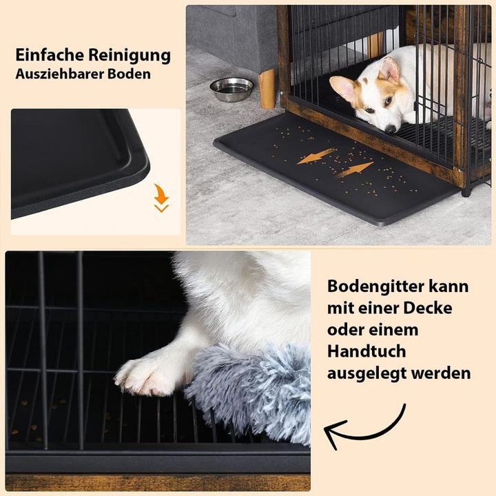 Produktbild Hermex Hundebox Katzenhaus Kaninchenstall Kleintierkäfig Hundekäfig Gehege