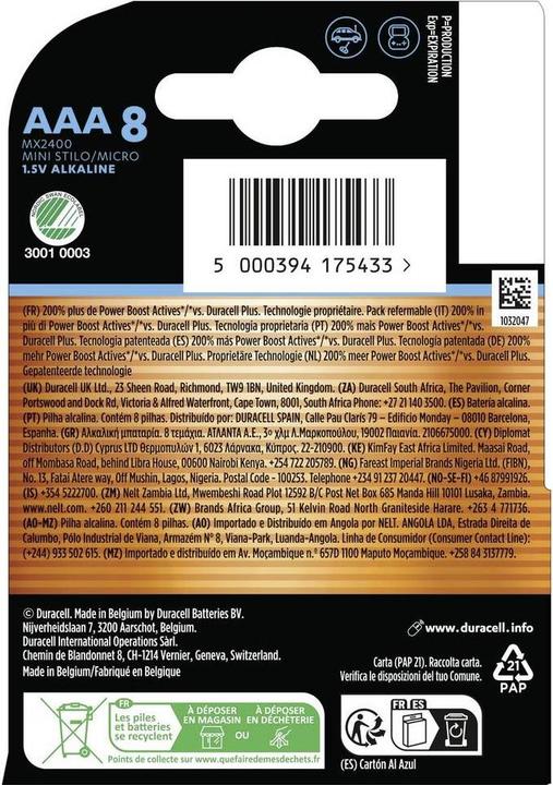 Produktbild Hückmann DURACELL Micro AAA (8 Stk., AAA)