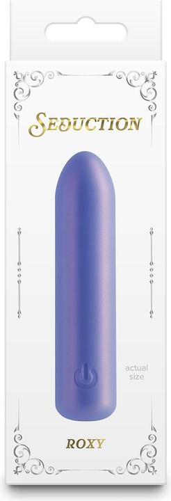 Produktbild NS Novelties Seduction Roxy Metallic Blue Vibrator 9 cm
