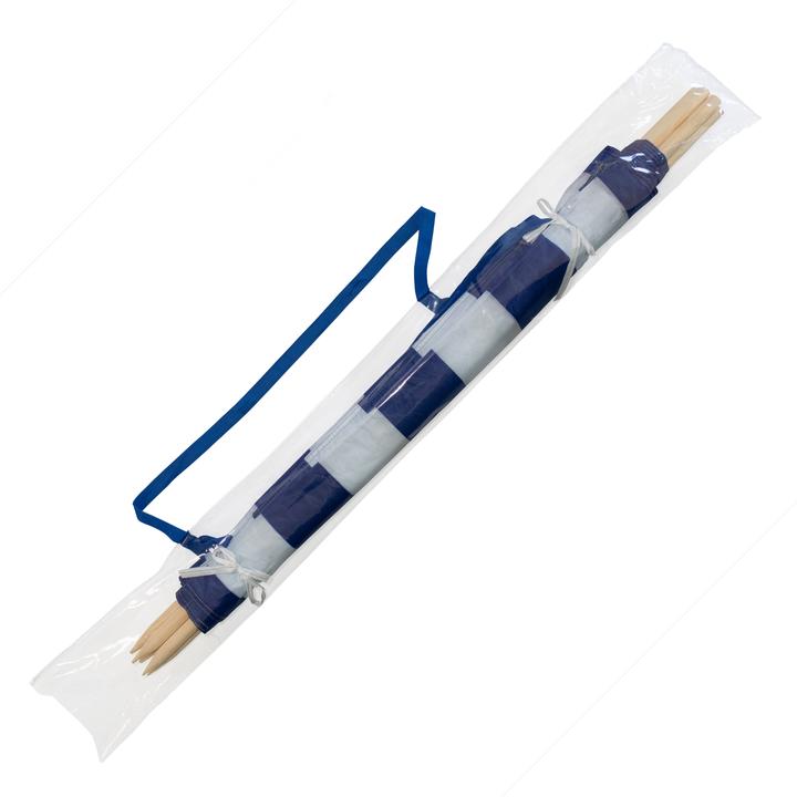 Produktbild Idena Windschutz 600x80cm blau weiss
