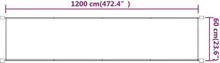 Immagine prodotto vidaXL Senkrechtmarkise (0.60 m)