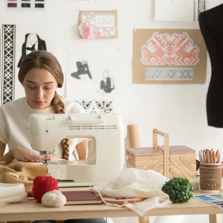 Actual product image Relaxdays Bamboo sewing box