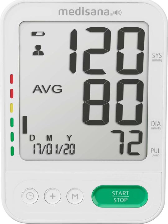 Produktbild Medisana BU 586 Voice Oberarm-Blutdruckmessgerät grosse Manschette 23-43 cm