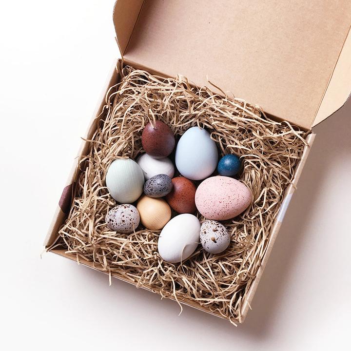 Immagine prodotto Moon Picnic Uova di uccello in legno nella scatola