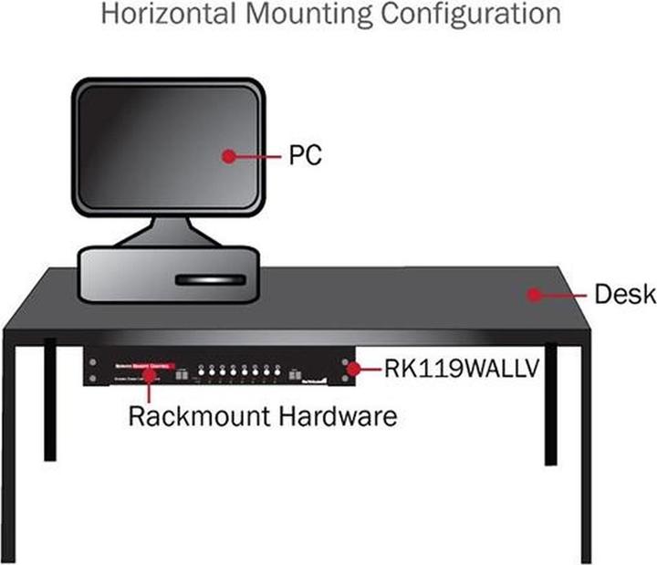 Produktbild StarTech 4u 19 Wall Mount Rack Bracket